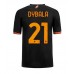 Maillot de foot AS Roma Paulo Dybala #21 Troisième vêtements 2023-24 Manches Courtes